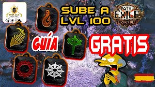 GUÍALEVEL 100 GRATIS Y RÁPIDOMi estrategiaCasual 5 Way pathofexile 321 CRUCIBLE [upl. by Harbed]