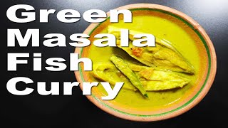 GREEN MASALA FISH CURRY  GOAN RECIPE [upl. by Puritan]