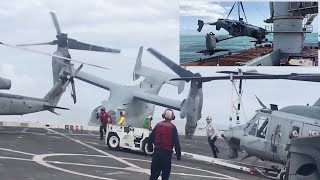 TripleFatal Crash of V22 Osprey [upl. by Amaso225]