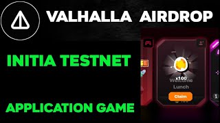 Valhalla Foundation Airdrop Full Guide Step By Step  Initia Tesetnet Mint NFT amp install Application [upl. by Ihcehcu]