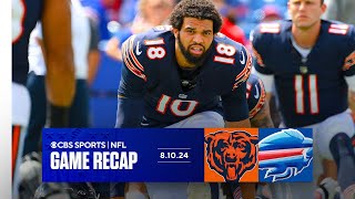 Caleb Williams IMPRESSIVE in NFL Preseason Debut vs Bills I CBS Sports [upl. by Lewiss]