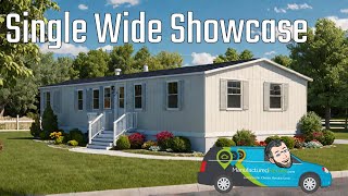 Single wide Manufactured Home Tour Showcase with Wheres Wil [upl. by Aimak]