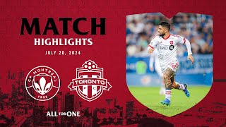 MATCH HIGHLIGHTS Toronto FC at CF Montreal  July 20 2024 [upl. by Agle408]