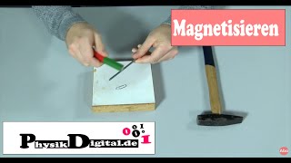 Rätsel Magnetisierung und Entmagnetisierung  Elementarmagnetmodell [upl. by Naghem]