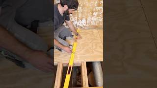 Subfloor Installation Over Floor Joists  shorts homerepairtutor [upl. by Anibas]