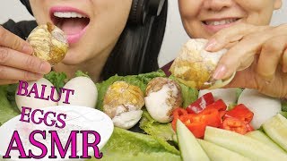 ASMR BALUT EGGS STREET FOOD  Eating Sounds  Light Whispers  Nana Eats  SASASMR FOOD CHALLENGE [upl. by Halehs829]