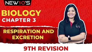 9TH BIOLOGY REVISION  CHAPTER 3 RESPIRATION AND EXCRETION [upl. by Nador]