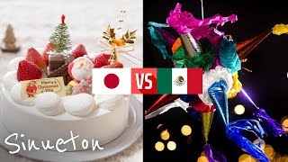 Navidad Japón vs México  Sinueton [upl. by Ecneralc]