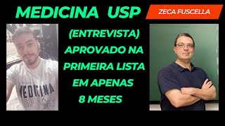 Aprovado em Medicina USP em 8 Meses de Estudo Apenas  Entrevista com Eduardo Carmona [upl. by Ikiv]