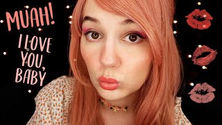 ASMR 💋 GENTLE KISSES amp CALLING YOU CUTE NAMES amp quotI LOVE YOUquot 💋 [upl. by Ikairik]