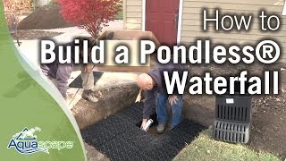 Aquascapes quotNEWquot How To Build a Pondless® Waterfall [upl. by Shaun191]