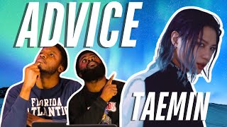 TAEMIN 태민 Advice MV  REACTION [upl. by Sacks305]