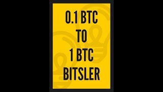 01 BTC to 1 BTC  Bitsler Strategy 2017 [upl. by Sender424]