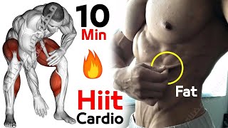 Cardio workout at home  hiit workout 🔥 10 Minutes [upl. by Nea92]