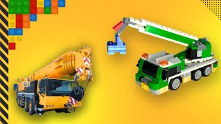 Lego Crane Construction Small Parts Big Possibilities [upl. by Torhert]