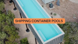 Shipping Container Pools featured on Australias Best Pools [upl. by Esidarap]