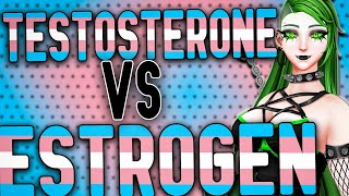 🏳️‍⚧️Estrogen vs Testosteron and your feelings vtuber transwomen [upl. by Corwun]