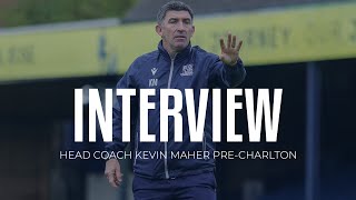 Interview Kevin Maher ahead of Emirates FA Cup First Round clash against Charlton [upl. by Onailerua]