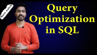 Query Optimization  SQL Query Optimization with Examples [upl. by Giarla]