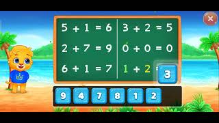 Math for Kids  Addition Using the Number Line  Kindergarten  Learn addition Lesson 2 [upl. by Yras]