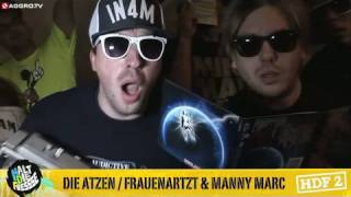 DIE ATZEN FRAUENARZT amp MANNY MARC HALT DIE FRESSE 02 NR 51 DISCO POGO OFFICIAL HD VERSION AGGROTV [upl. by Enelec]