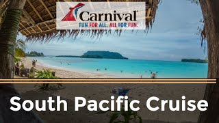 Carnival Splendor South Pacific Cruise 116 to 20624 [upl. by Anitsyrhc]