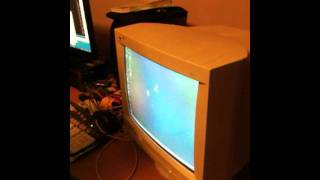 Degaussing a CRT manually [upl. by Atiuqehs]