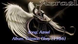 Crimson Glory Azrael HQ  lyrics on screen [upl. by Ymarej]