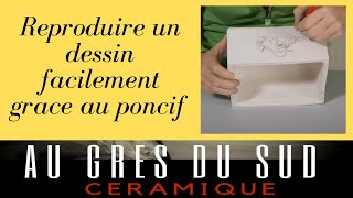 Poteriereporter un dessin grâce au poncif au grès du sud [upl. by Cir]