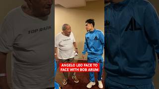 ANGELO LEO FACE TO FACE WITH BOB ARUM [upl. by Lorien]