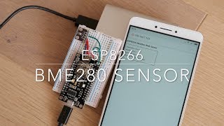 ESP8266 BME280 sensor [upl. by Ahsram]