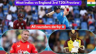 England vs West Indies 3rd T20i Preview  england vs west indies t20 series news  eng vs wi 3rd t20 [upl. by Annaehs]