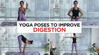 Yoga for Indigestion Bloating Gastric Issues and IBS  Fit Tak [upl. by Tanhya]