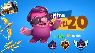 LEVEL 20 NINA IS UNSTOPPABLE  Zooba zooba gameplay [upl. by Hannavas]