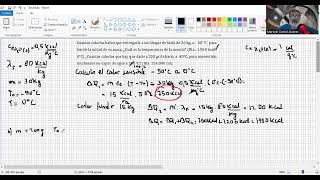 Calorimetría cambio de fase ejer3 [upl. by Adiahs]