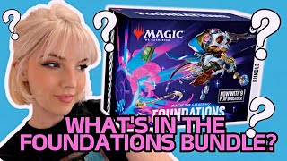 Whats in the Magic The Gathering Foundations Bundle [upl. by Mazman]