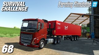 WEVE BOUGHT A TRUCK  Survival Challenge  Farming Simulator 22  Ep68 [upl. by Sirtemed462]