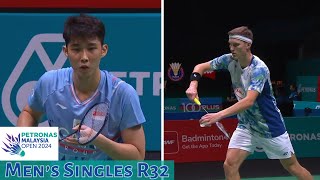 Viktor Axelsen vs Loh Kean Yew  R32 malaysiaopen2024 badminton badmintonworld [upl. by Rozalie]