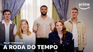 ELENCO DE A RODA DO TEMPO RELEMBRA 5 ACONTECIMENTOS DA PRIMEIRA TEMPORADA [upl. by Nylanej]