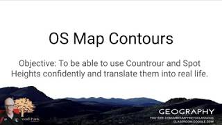 How to read Contours and Spot Heights on an Ordnance Survey Map [upl. by Aehta]