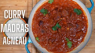 CURRY MADRAS POULET OU AGNEAU TRÈS FACILE  FOOD IS LOVE [upl. by Ahsenad416]