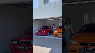 spare tyre install on the e30 bmw e30 mtech2 m3 r34 fastandfurious skyline paulwalker supra [upl. by Etezzil]