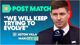 Steven Gerrard quotWe Gave them TOO MUCH Respectquot  Aston Villa 12 Man City  Post Match Reaction [upl. by Jeannette]