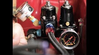 🔧 REVIEW Aeromotive EFI to Carb Dual Stage FPR  Fuel Pressure Regulator [upl. by Eidnac]