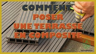 Comment poser une terrasse en composite [upl. by Ardyth]