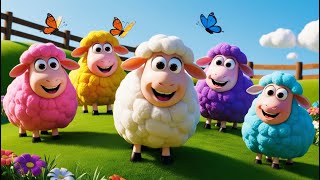 Sheep On The Hill  Baa Baa Black Sheep song  Nursery Rhymes  kidssong Cuckoobees14 [upl. by Rentschler114]