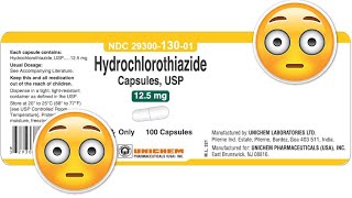 Hydrochlorothiazide Side Effects Dosage amp Uses [upl. by Dyal]