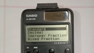 How to change format in Casio fx991 CW Calculator [upl. by Zapot]