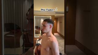 Phil Foden FA Cup Final ready ✅ shorts barber haircut mancity [upl. by Saxe630]