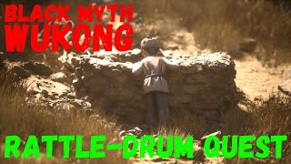 Black Myth WuKong How To Complete The Old RattleDrum Quest  Reaching the Mad Tiger Secret Boss [upl. by Anerec]